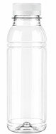 330 ml rPET sapfles met witte draaidop