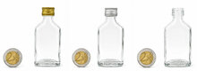 lege miniflesjes en shotflesjes 