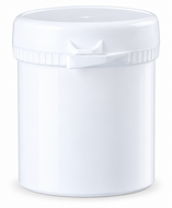 Witte Snap Secure pot 100 ml met deksel