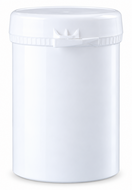 Witte Snap Secure pot 265 ml met deksel