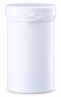 Witte Snap Secure pot 145 ml met deksel