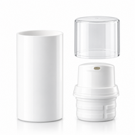 PP airless dispenser 5 ml met transparante beschermkap