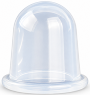 Siliconen cupping cup Large met brede rand