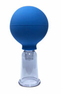 Vier maten cupping cups met zuigbal