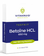 Vitakruid - Beta&iuml;ne HCL Testkit - 10 tabletten