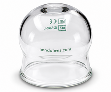 NonDolens vuurcupping glas XL &Oslash; 6 cm &ndash; staand