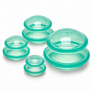 NonDolens siliconen cupping set pagode met vier maten