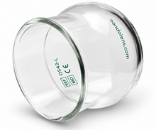 NonDolens vuurcupping glas L &ndash; zijaanzicht