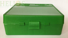 Box voor 100 testbuisjes groen