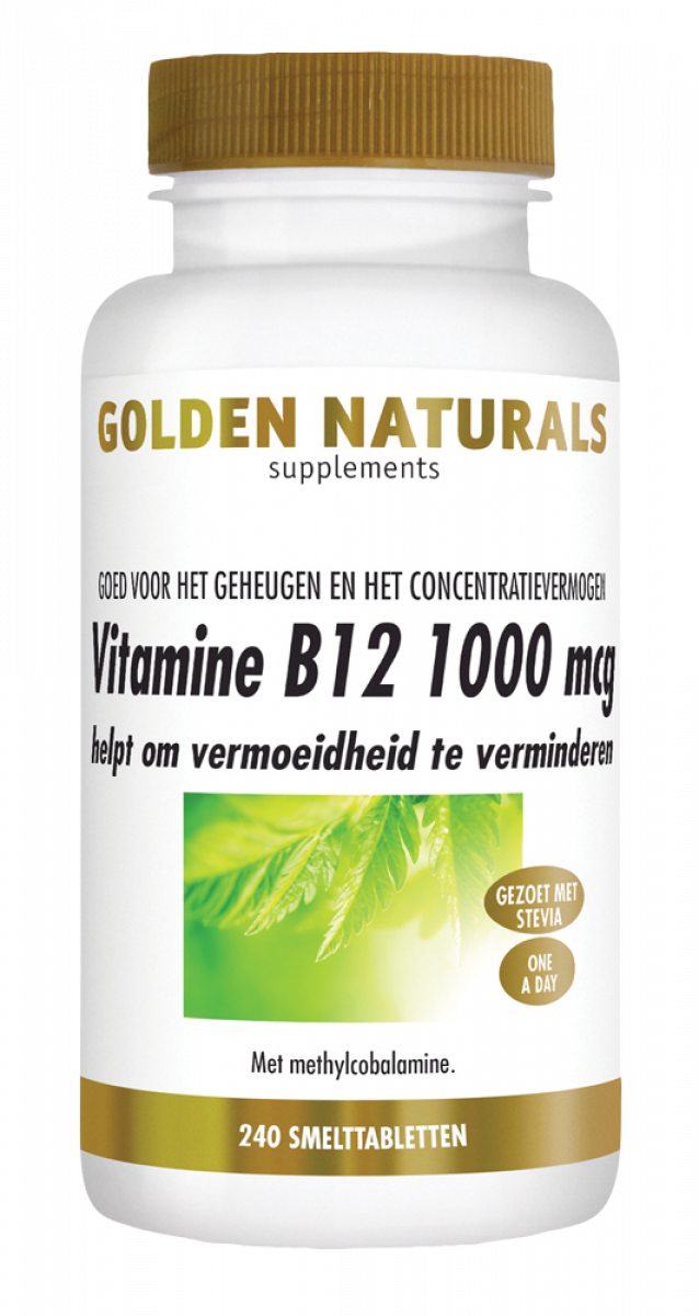 Golden Naturals Vitamine B12 1000mcg 240st