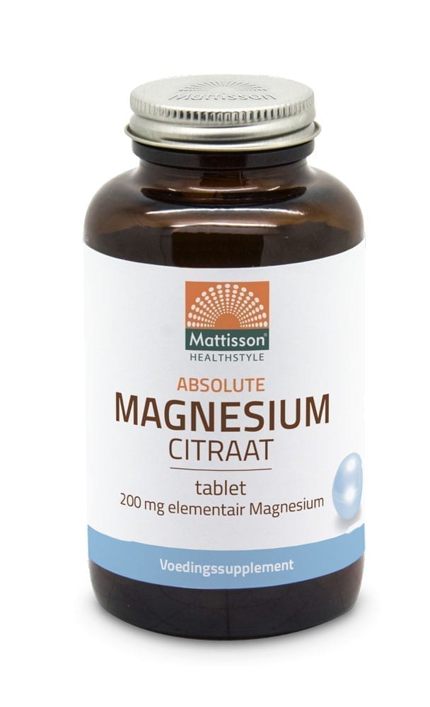 Mattisson Magnesium Citraat 200mg tabletten