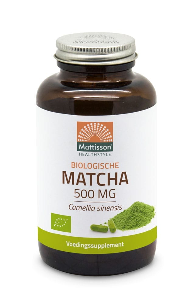 Mattisson Biologische Matcha – Camellia sinensis 500mg caps.