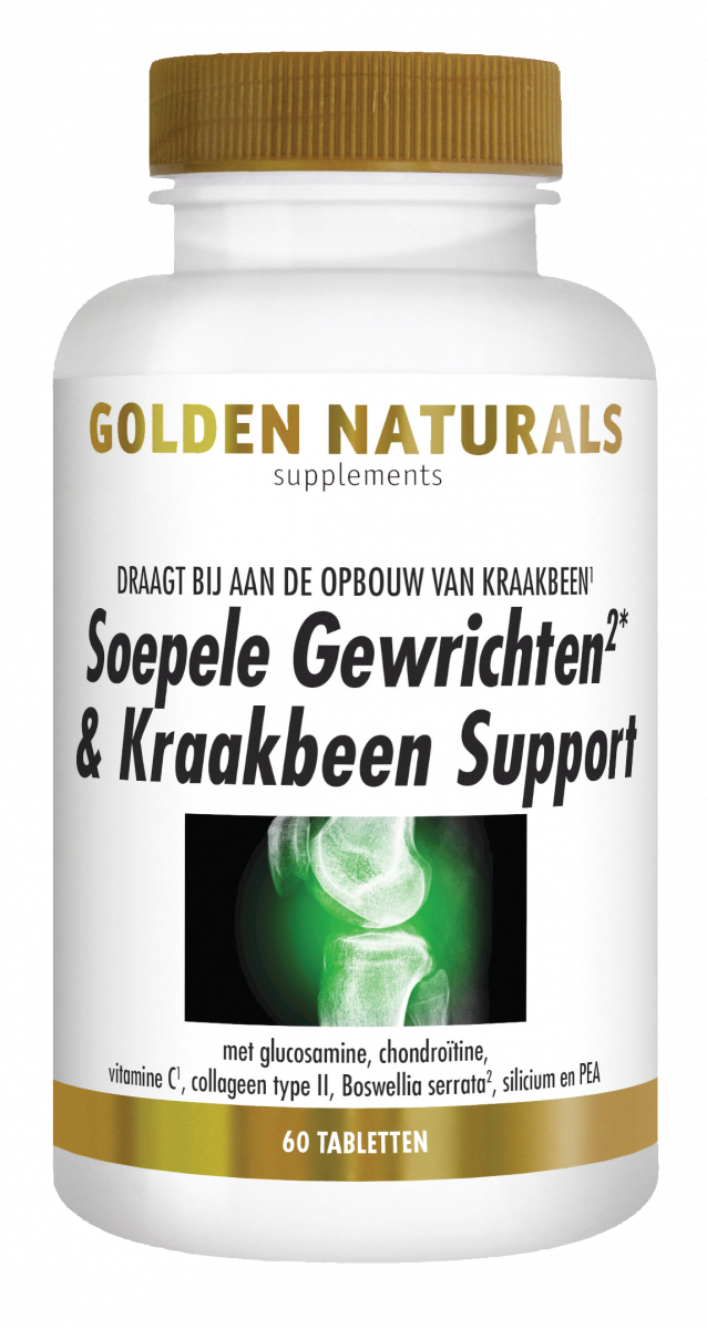 Golden Naturals Soepele Gewrichten & Kraakbeen Support 