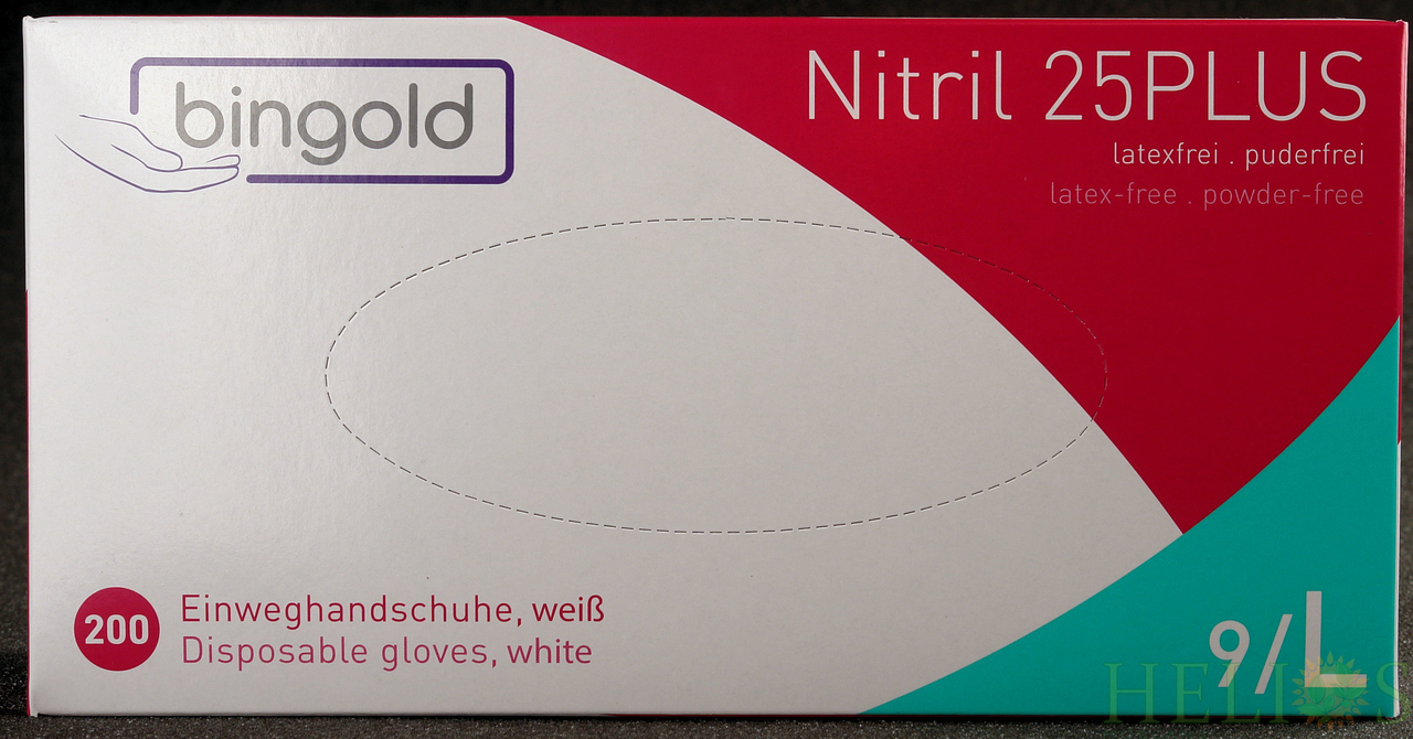 Handschoenen Disposable Nitrile Wit Large - 200 stuks !