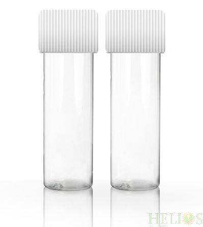 Globulenkokertje/buisje -  2gram -  1,75ml - Transparant Glas met Dop