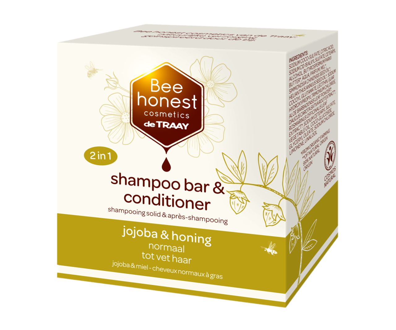 Shampoobar & Conditioner jojoba & honing 80gr - Bee Honest