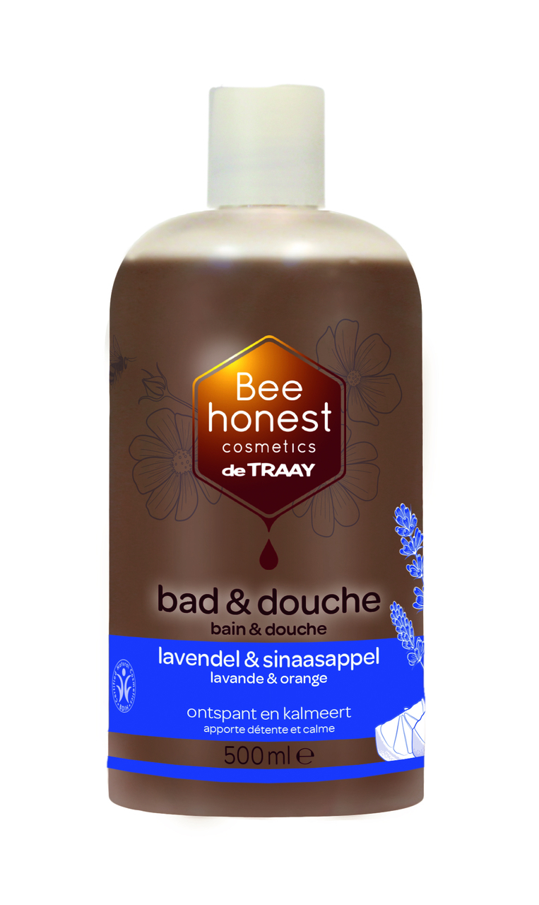 Bain & douche Lavande & Orange 500ml - Bee Honest