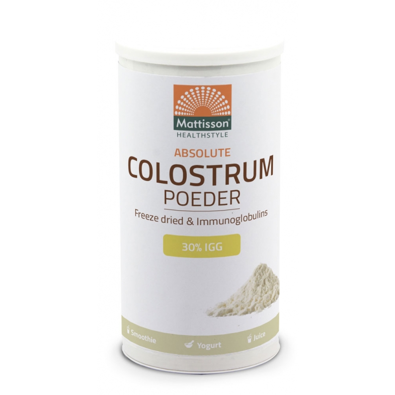 Colostrum Poeder 30% IgG fd 220g - Mattisson