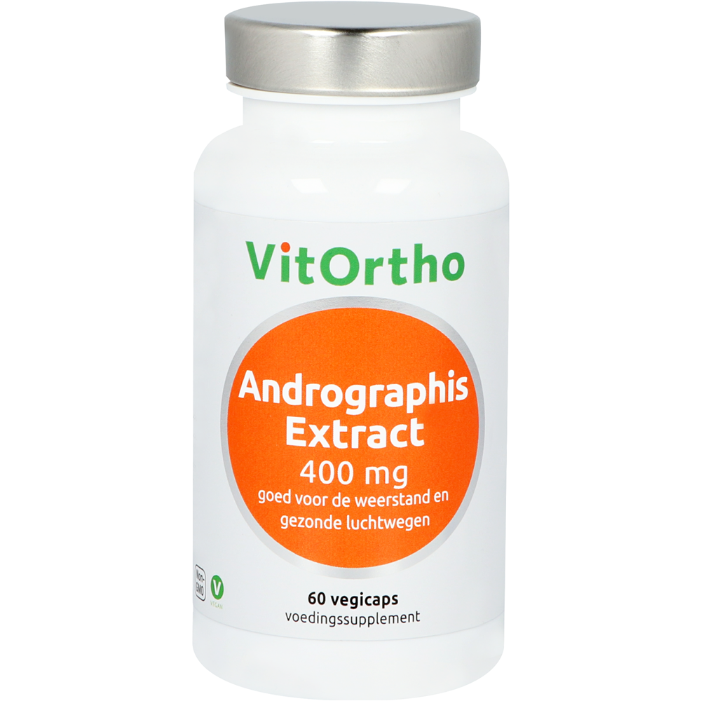 Andrographis Extract 400 mg - 60 vegicaps - Vitortho
