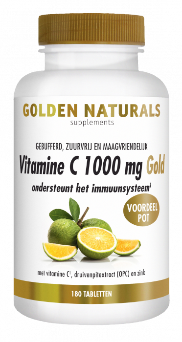 Golden Naturals Vitamine C 1000mg Gold 180 Tabletten
