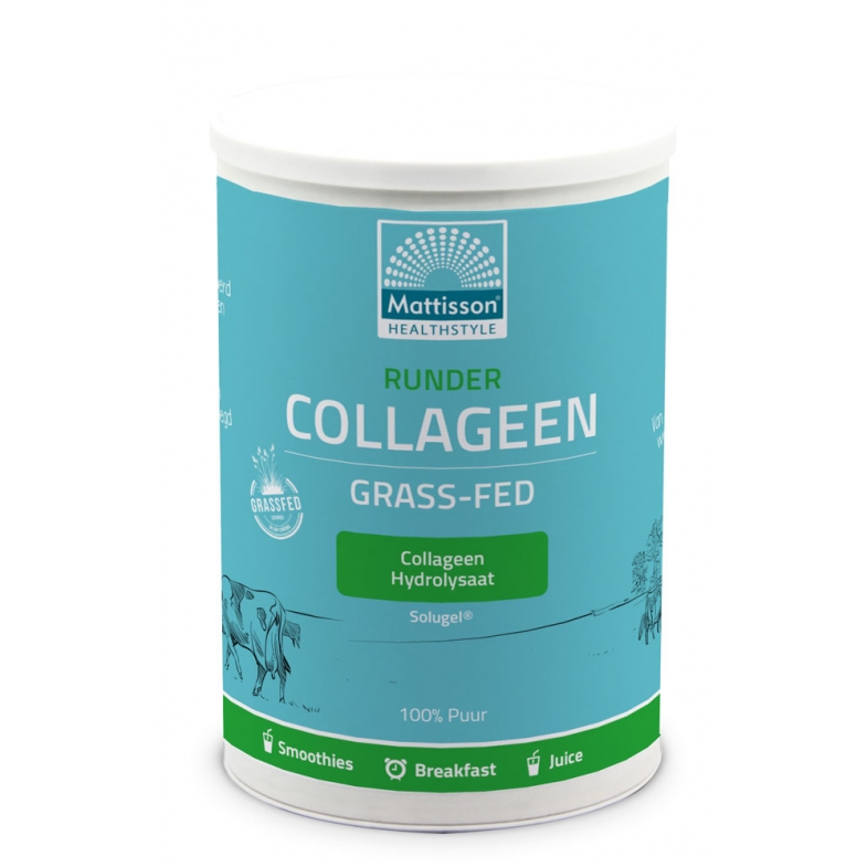 Runder Collageen Poeder Solugel® Grass-Fed 300 g- Mattisson