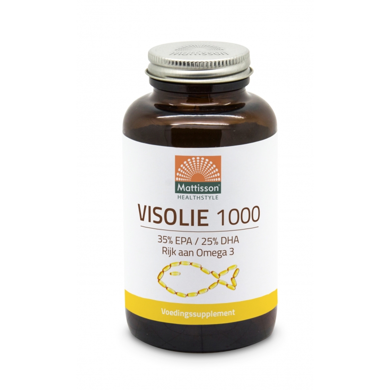 Omega-3 Visolie - 35% EPA 25% DHA - 90 capsules - Mattisson