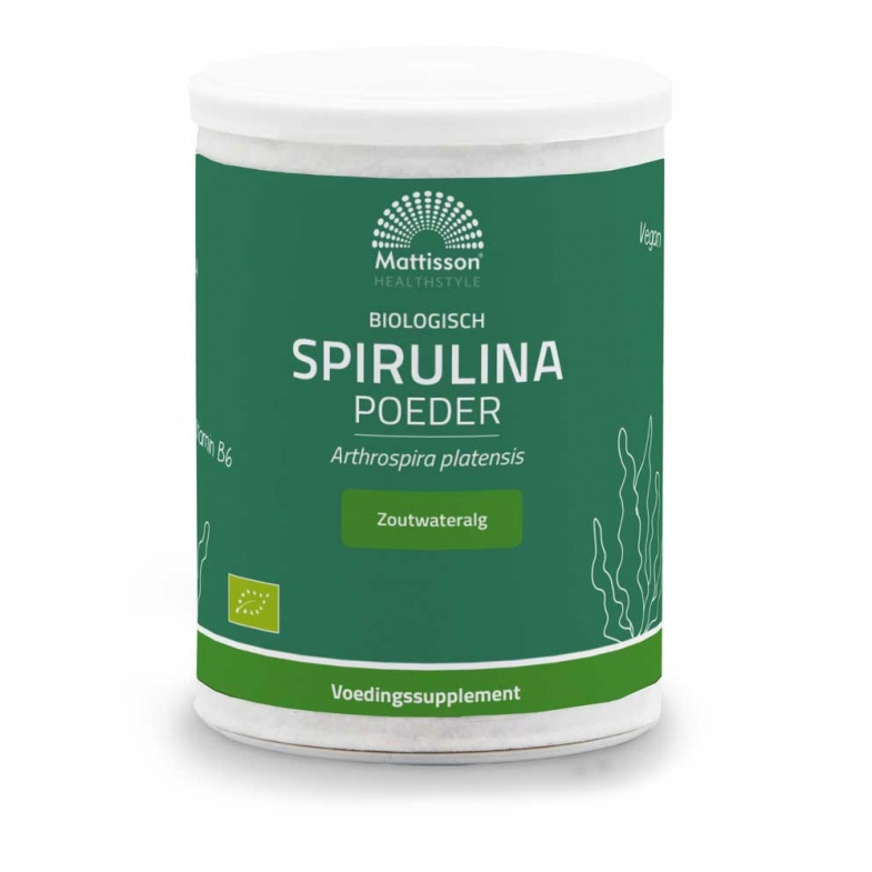 Biologische Spirulina Poeder - 125g - Mattisson