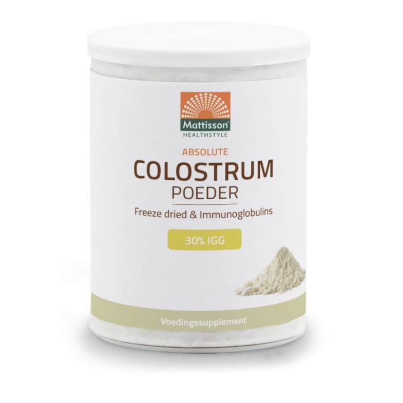 Colostrum Poeder 30% IgG fd 125g - Mattisson