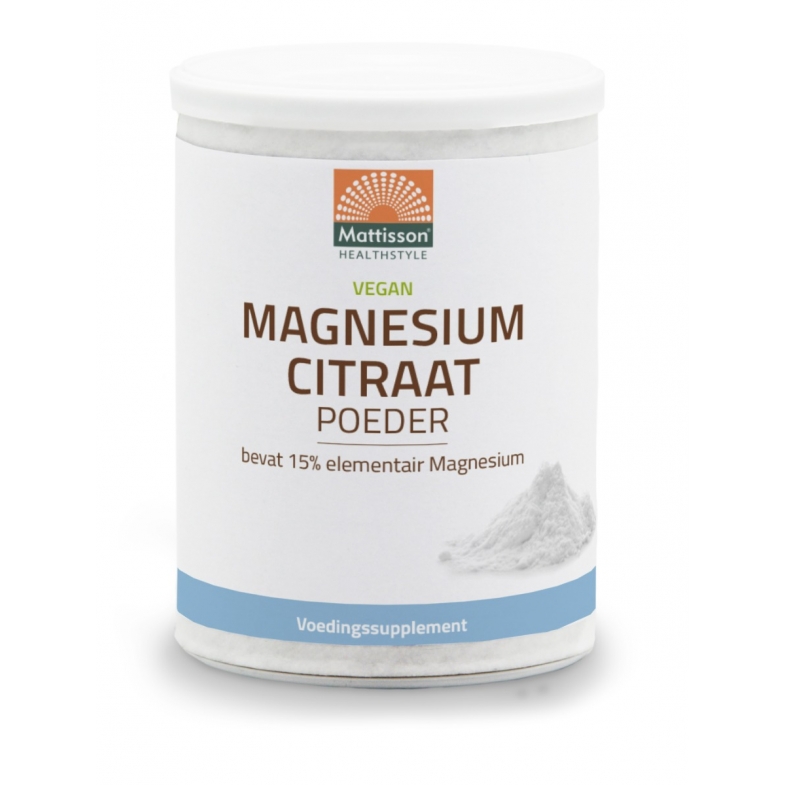 Magnesium Citraat Poeder 200g- Mattisson