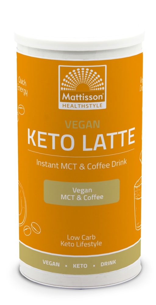 Vegan Keto Latte - Instant MCT & Coffee drink - 200 g BIO - Mattisson