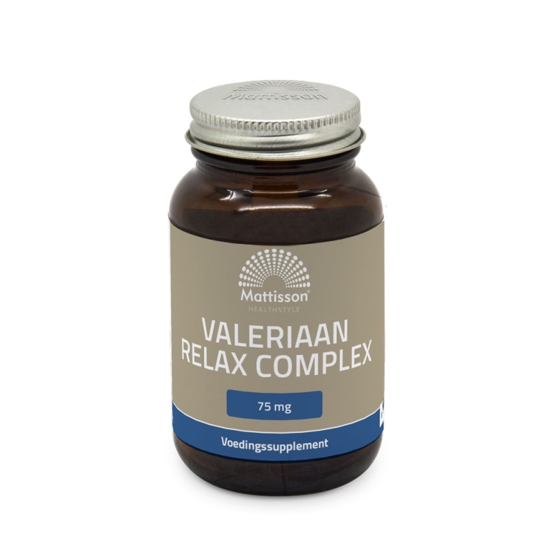 Valeriaan Relax Complex 75 mg - 60 capsules - Mattisson