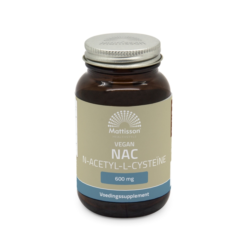 Vegan N-Acetyl-L-Cysteïne (NAC) 600 mg - 60 capsules - Mattisson
