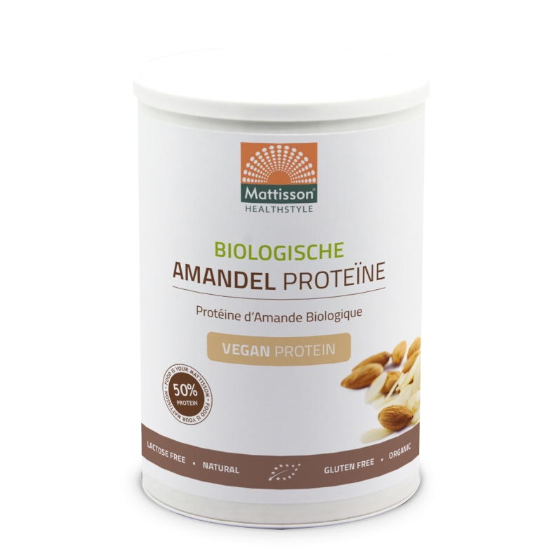 Biologische Amandel Proteïne 50% - 350 g - Mattisson