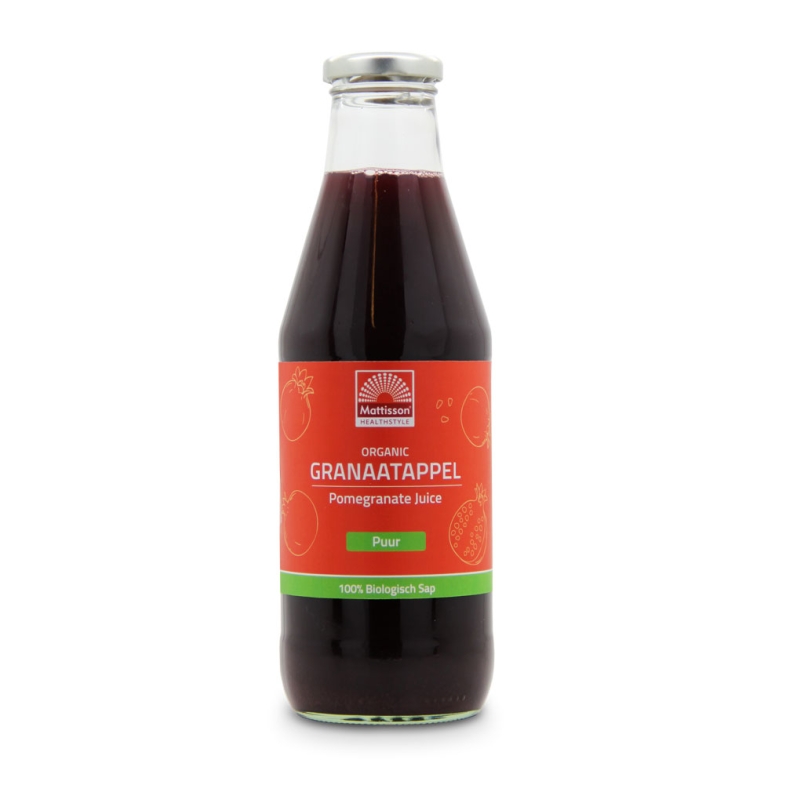 Biologische Granaatappelsap - 750ml - Mattisson