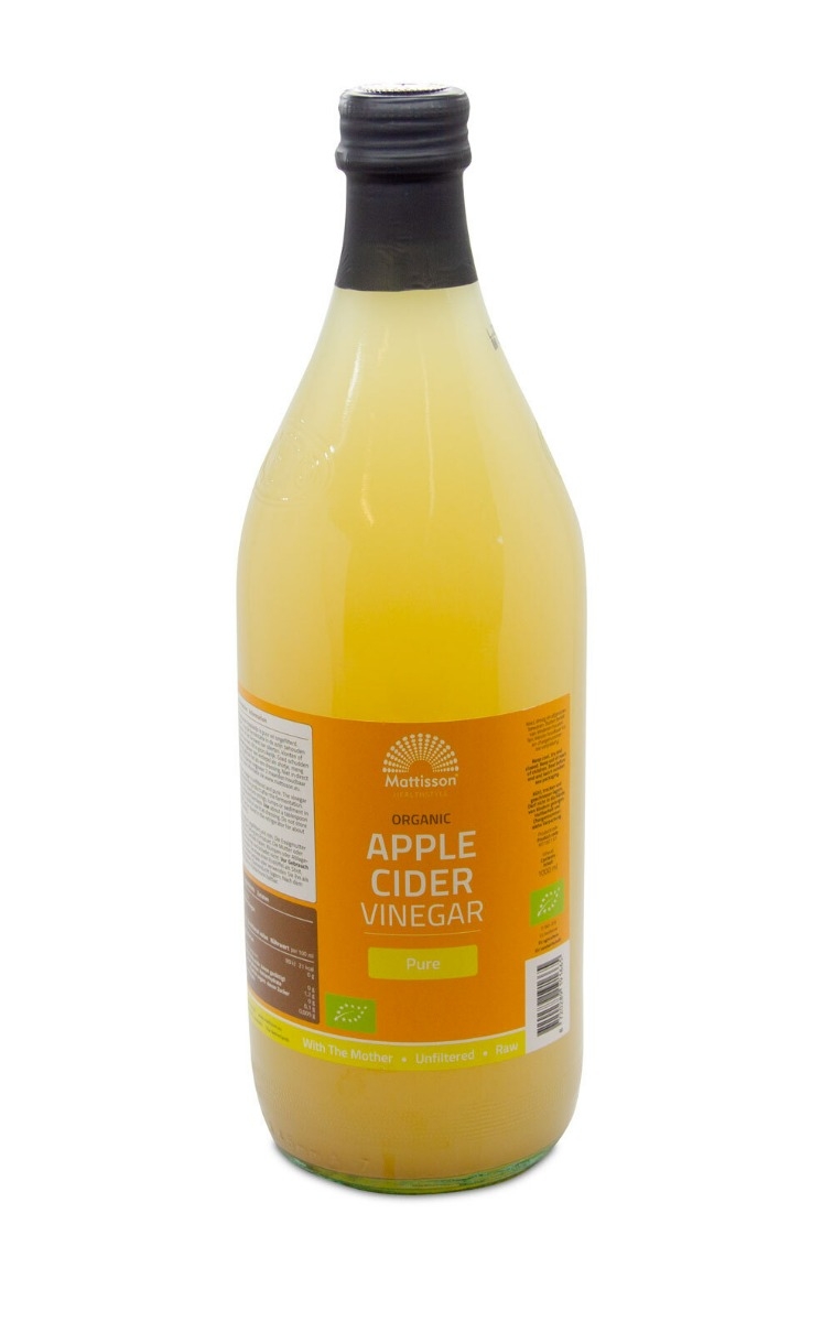 Biologische Apple Cider Vinegar (appelazijn) - Puur - 1000ml - Mattisson