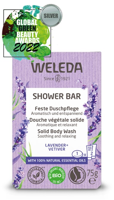 Shower Bar Lavendel + Vetiver - 75 gram - Weleda
