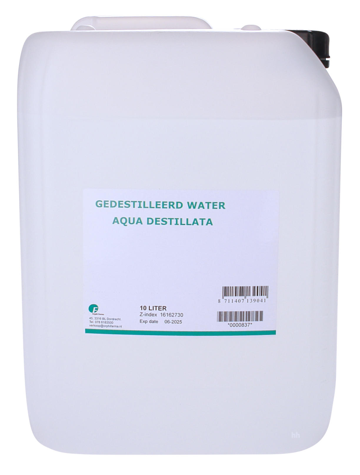 Gedestilleerd Water - 10 liter - Orphifarma
