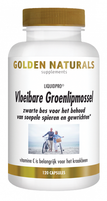 Golden Naturals Vloeibare Groenlipmossel 120 softgels