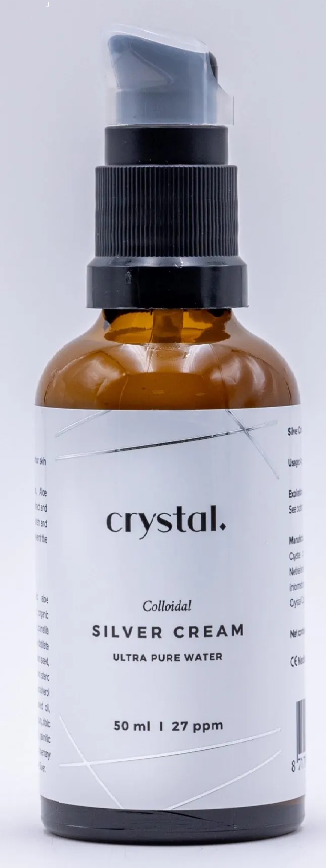 Crystal colloidaal zilvercreme 27ppm