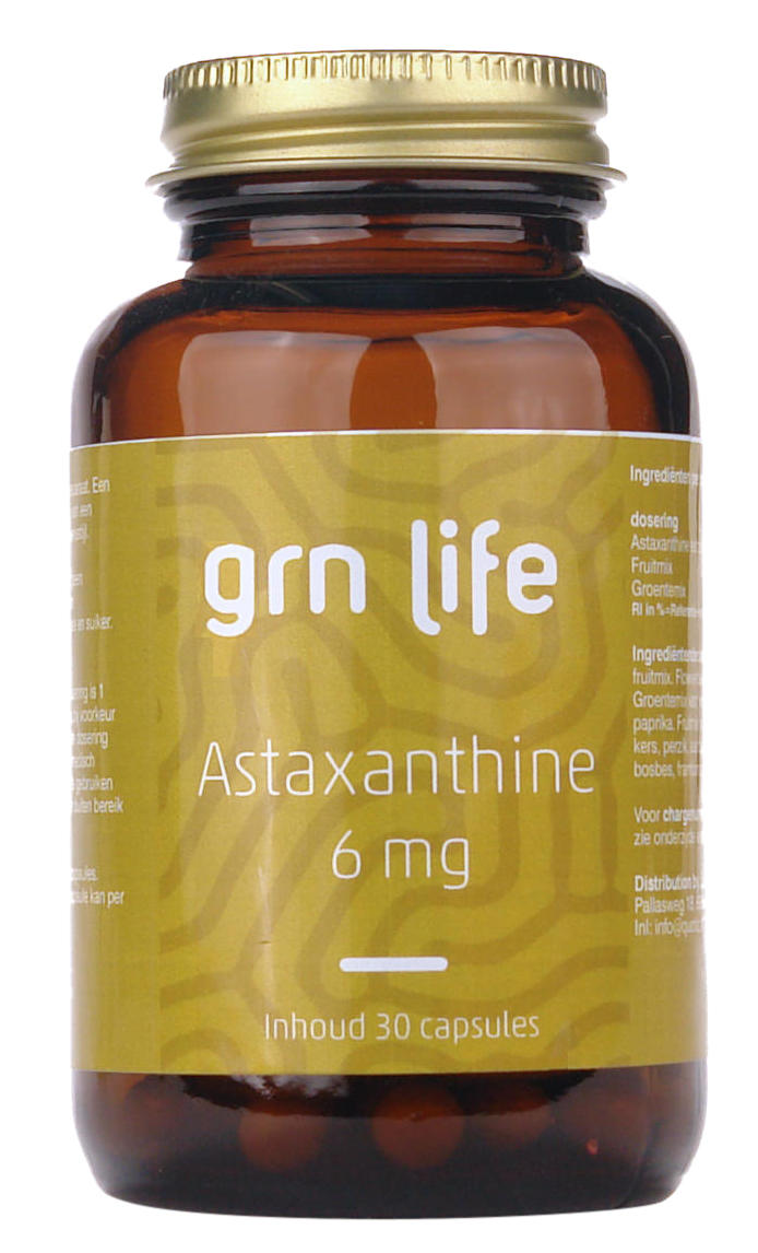GRN LIFE Astaxanthine - 6mg - 30 capsules