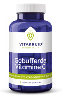 Gebufferde Vitamine C  - 100Vcaps - Vitakruid