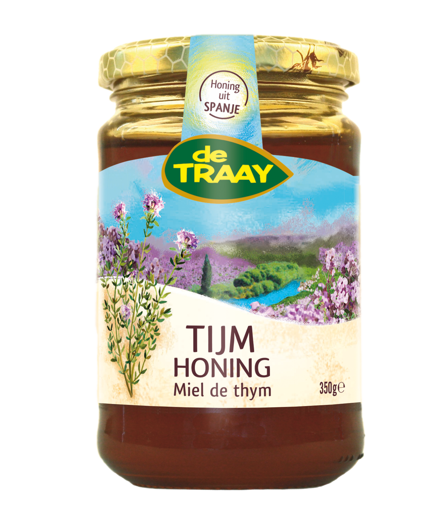 Tijmhoning 350 gram - De Traay