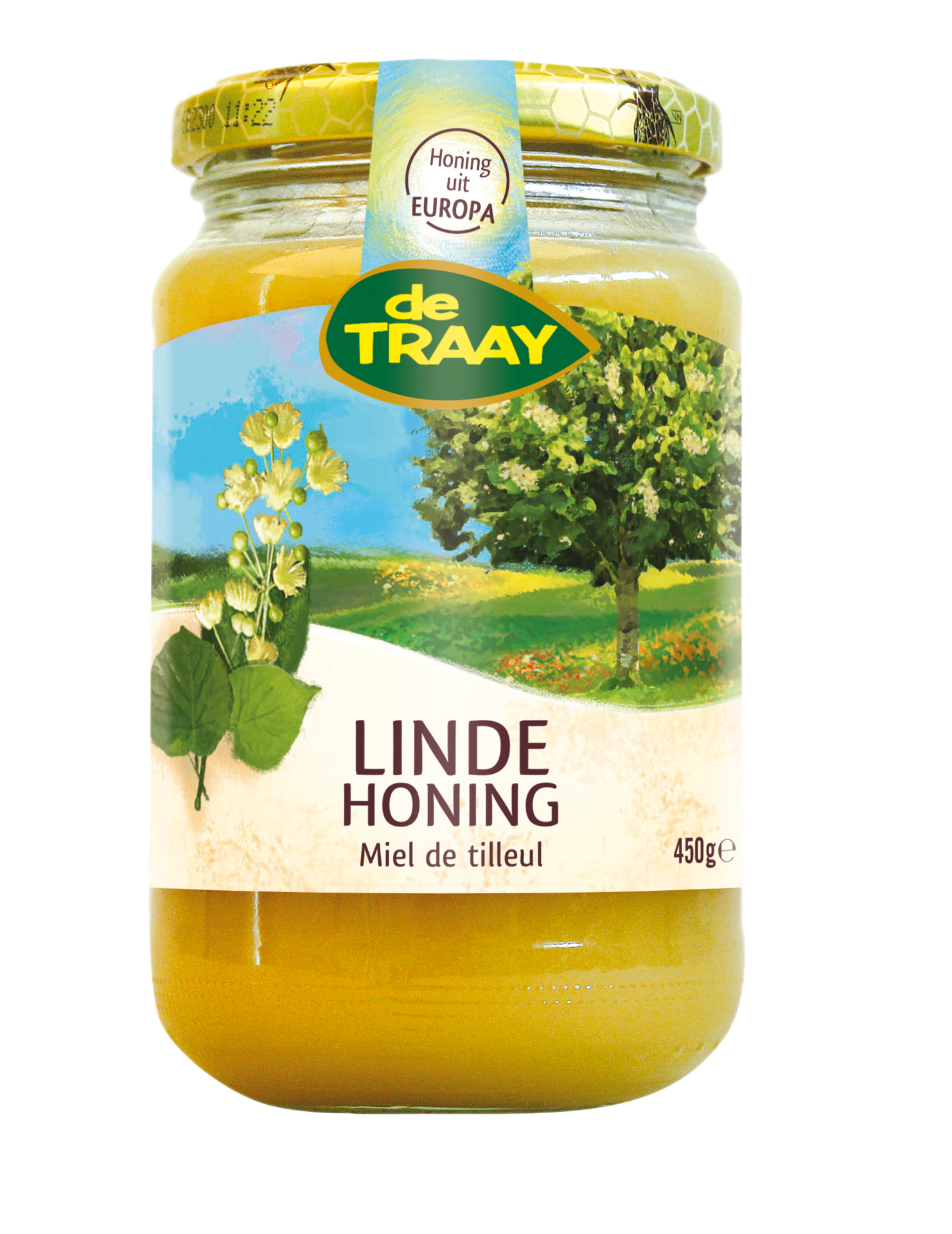Lindehoning Crème 450 gram - De Traay