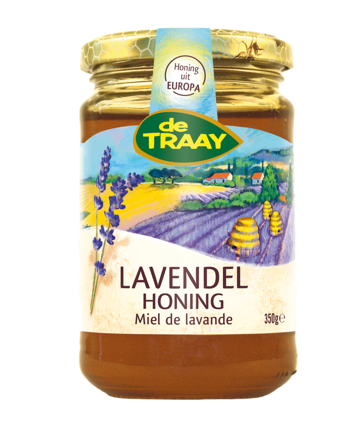 Lavendelhoning - 350 gram - De Traay