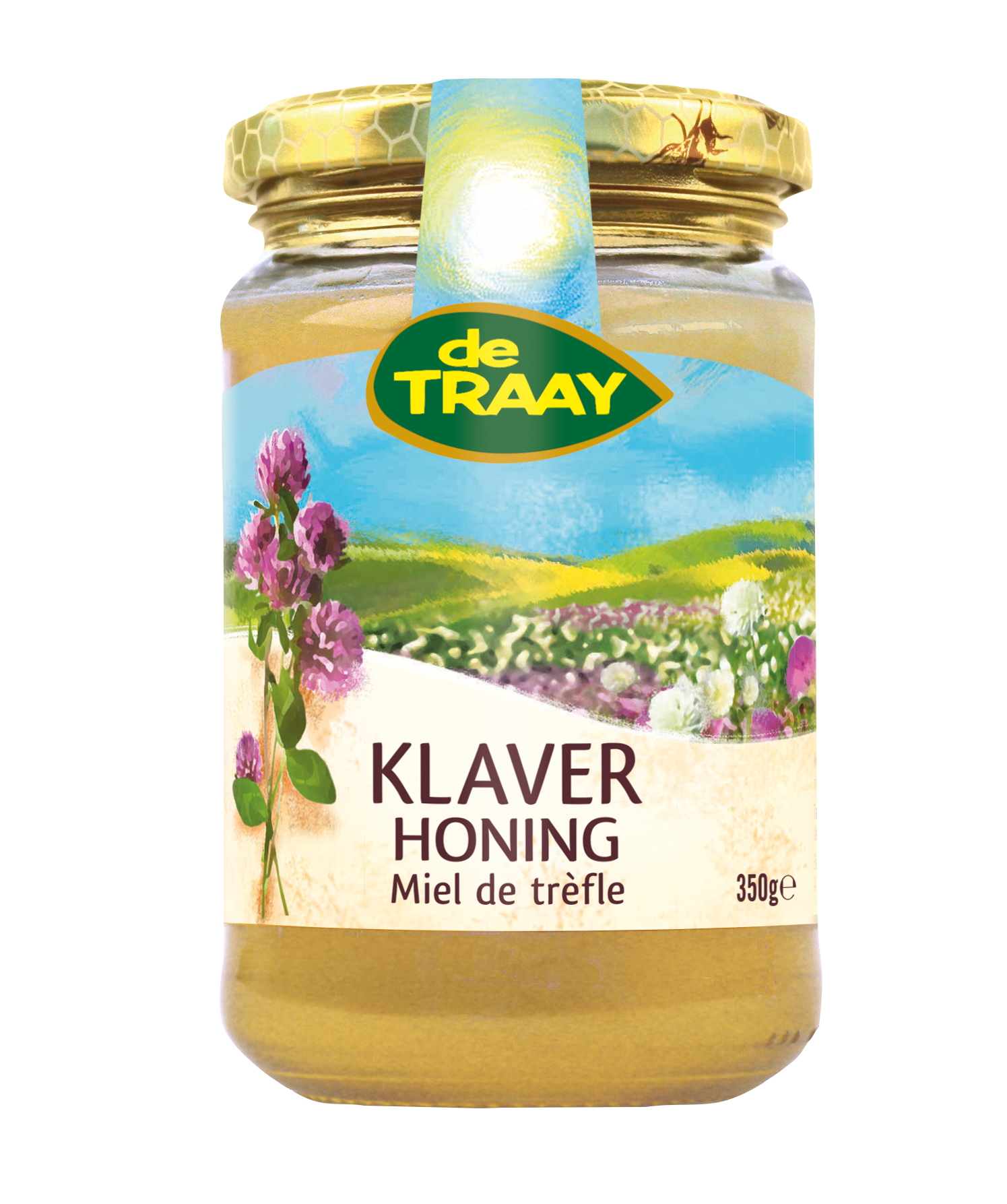 Miel de trèfle - 350 grammes - De Traay