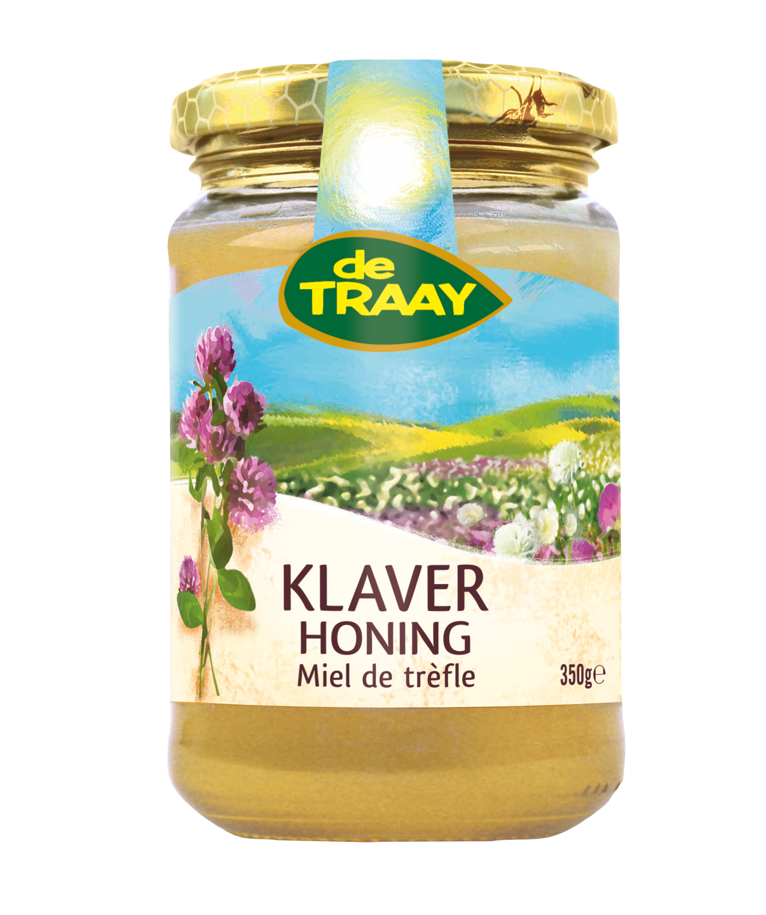 Clover Honey - 350 grams - De Traay