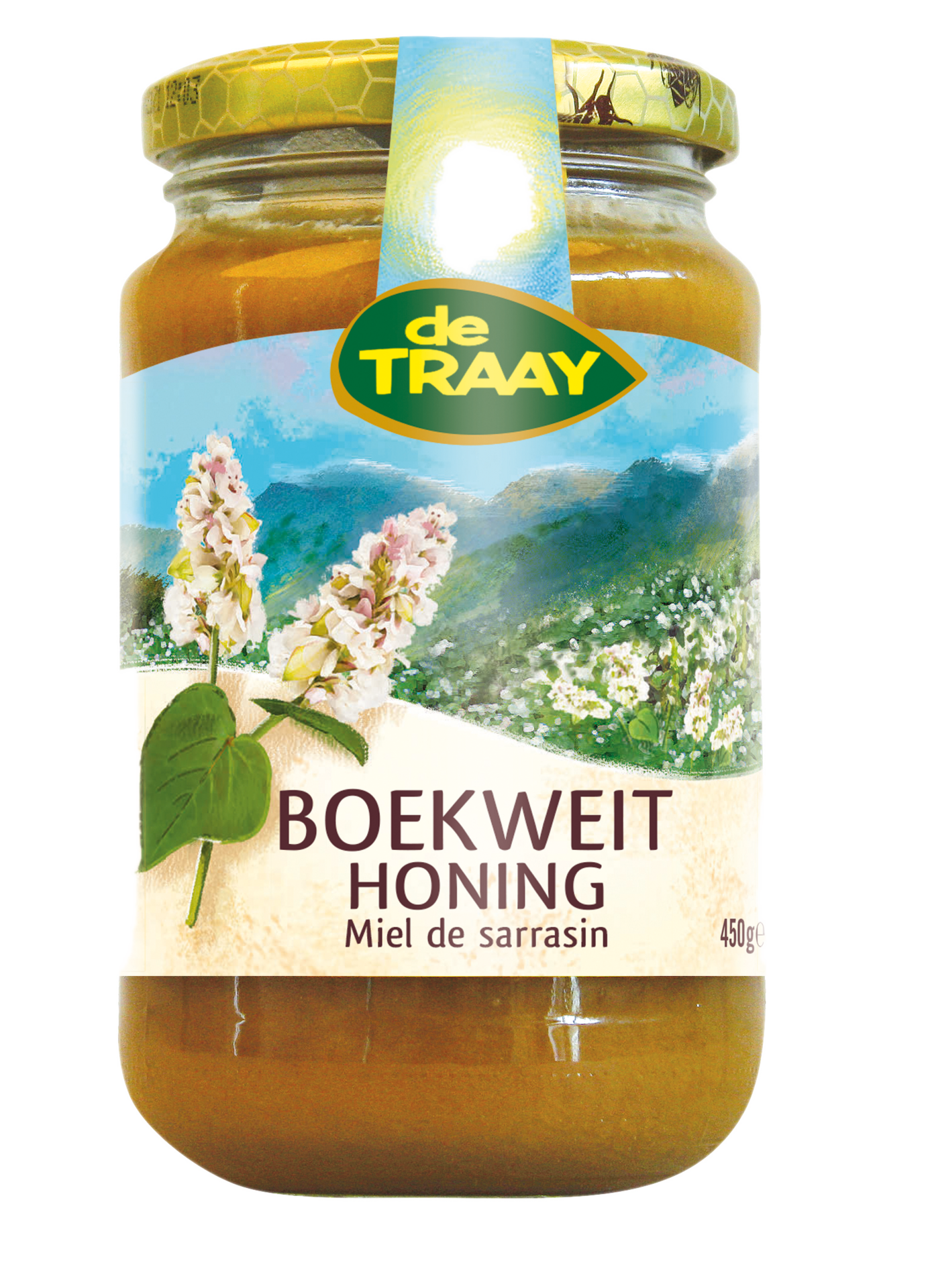 Boekweithoning - 900 gram - De Traay