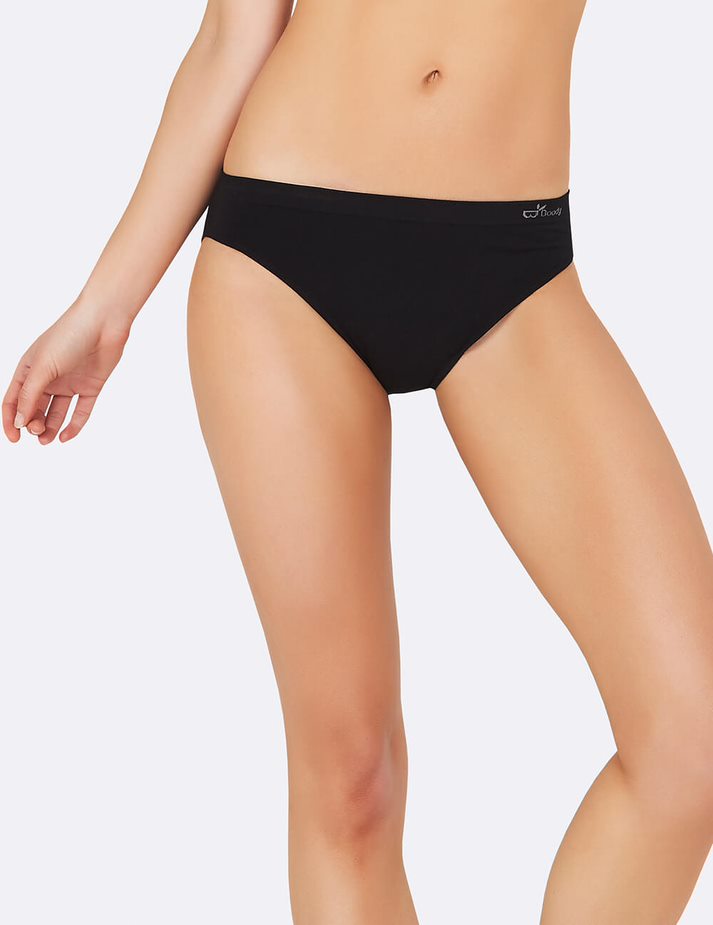 Boody Bamboe Classic Bikinislip  Zwart 