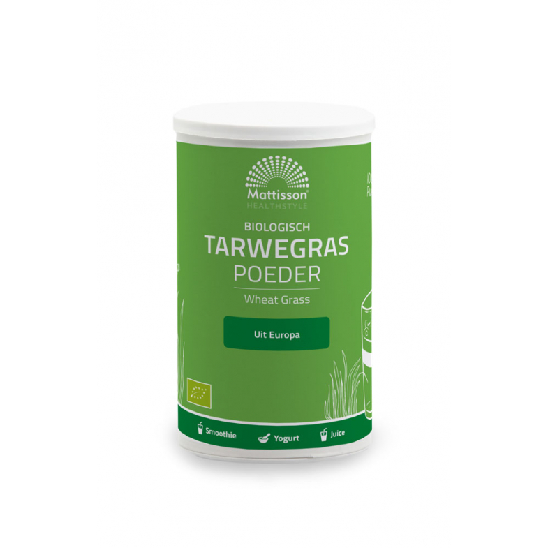 Biologische Tarwegras Poeder - 125g - Mattisson