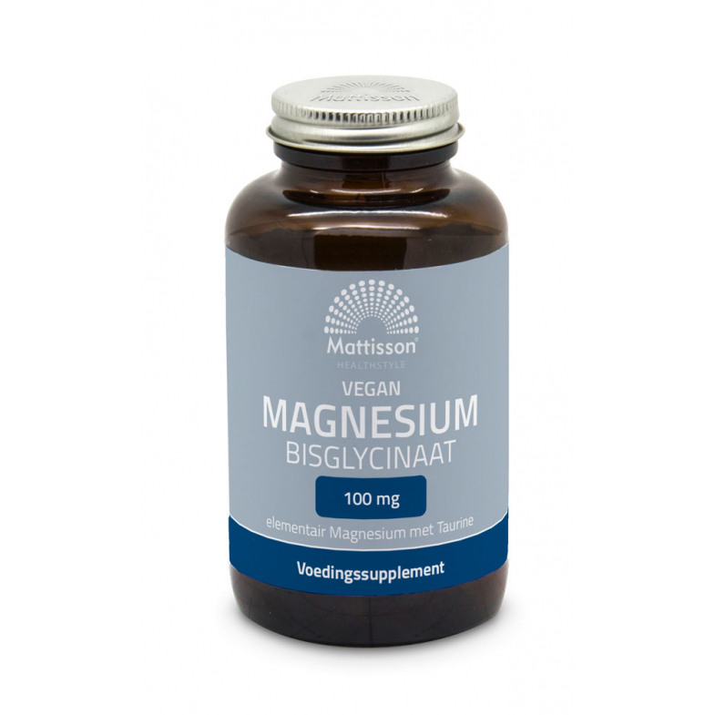 Magnesium Bisglycinaat met Taurine 100mg - 90 tabl- Mattisson